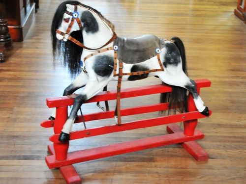 Platform Rocking Horse | Period: c1930s | Make: Handmade | Material: Timber