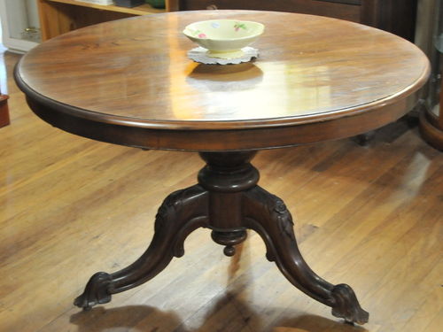 Cedar Tilt-Top Table | Period: Victorian c1870 | Make: Handmade. | Material: Cedar