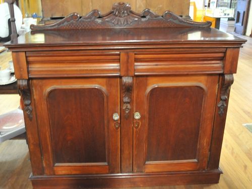 Drinks & Cutlery Cabinet | Period: Victorian 1880 | Material: Mahogany