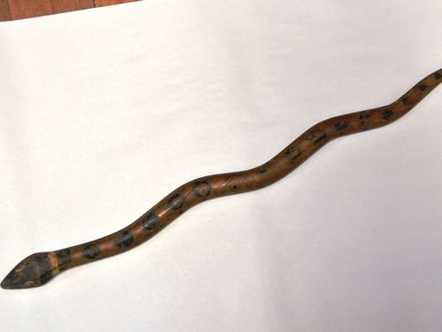 Snake Carving | Period: Early 20th Century | Material: Hardwood