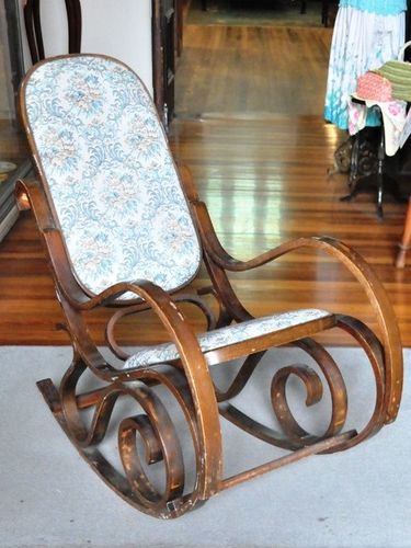 Bentwood Rocker | Period: c1980s | Material: Steamed and bent timber