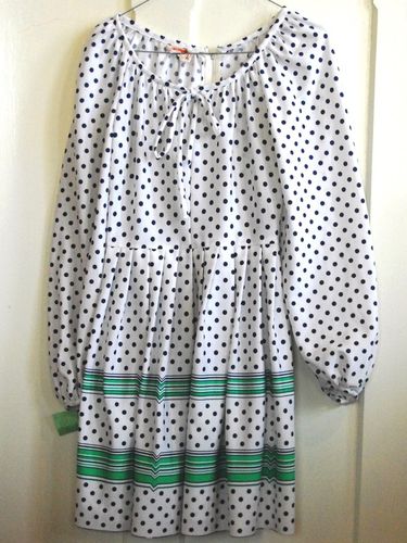 Polka Dot Dress | Period: c1970s | Make: Ian Peters | Material: Acetate cotton