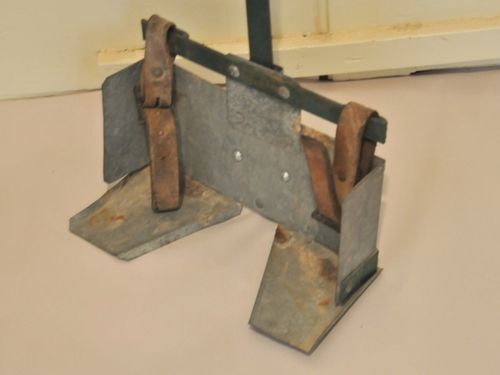 Linesman's Tool Carrier | Period: c1935 | Material: Iron and Tin | Front side