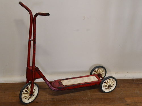Childs Scooter | Period: c1980s | Material: Metal and plastic