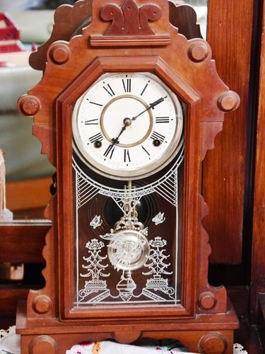 Mantle Clock | Period: c1910 | Material: Timber