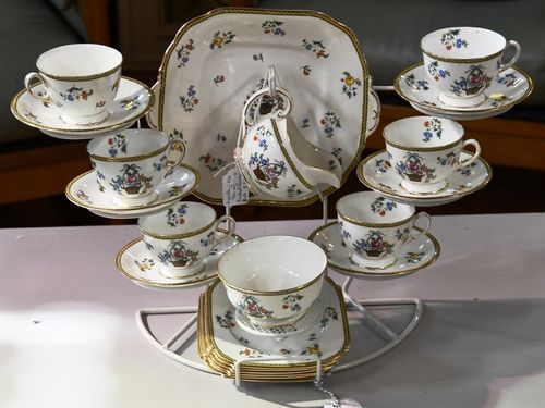 Aynsley Tea Set | Period: c1920s | Make: Aynsley | Material: Porcelain