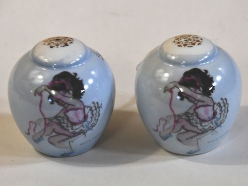 Salt & Pepper | Period: 1950s | Make: Brownie Downing | Material: Pottery