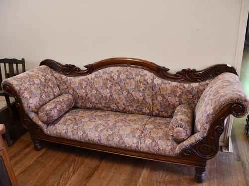3 Seater Sofa | Period: Victorian c1880 | Material: Mahogany