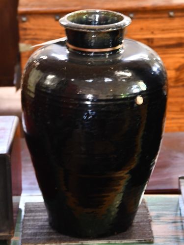 Black Glaze Pot | Period: Qing c1900 | Material: Pottery