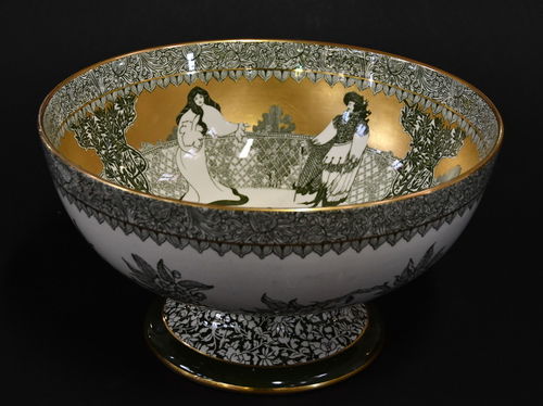Royal Doulton Punch Bowl | Period: Edwardian 1910 | Make: Doulton Burslem | Material: Porcelain