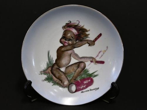 Brownie Downing Plate | Period: 1950s | Make: Brownie Downing | Material: Porcelain