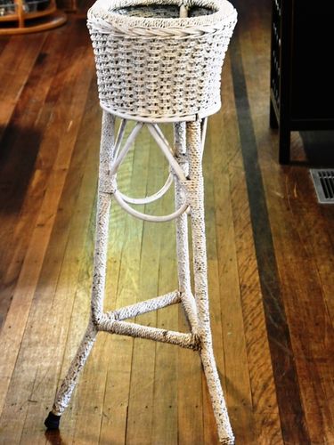 Seagrass Plant Stand | Period: c1930s | Material: Seagrass