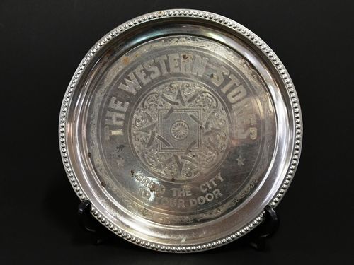 Western Stores Advertising Tray | Period: c1950s | Material: Metal