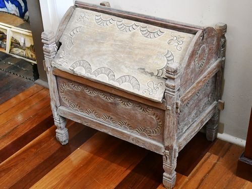 Trunk Bin | Period: 1930s | Material: Various timbers