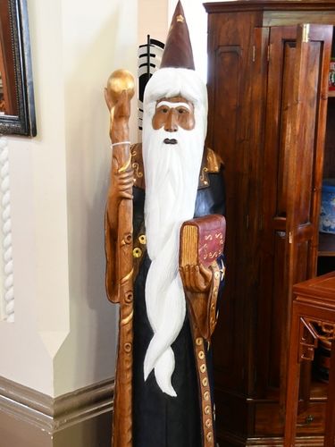 Dumbledore Statue | Period: c2000 | Material: Teak
