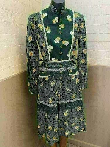 Dress- Floral | Period: c2000 | Material: Cotton