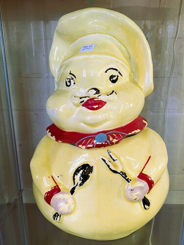Biscuit Barrel | Period: 1950 | Make: Stones | Material: Pottery