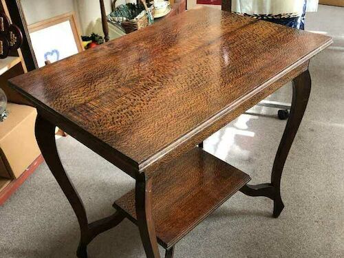 Silky Oak Table | Period: c1940 | Make: Prob. Trittons | Material: Silky Oak