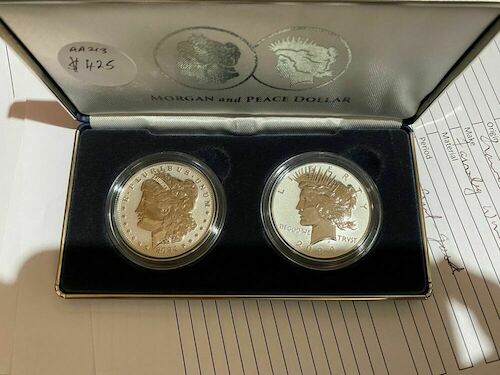 Morgan & Peace Dollar Set | Period: New-proof | Sealed Morgan and Peace Dollars