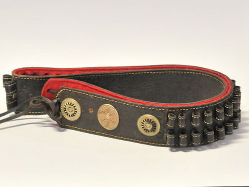 Bullet Belt | Period: 1980s | Material: Leather
