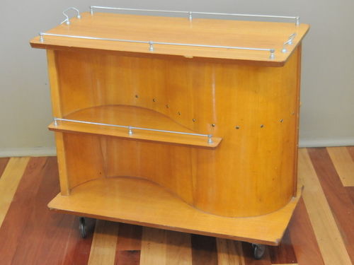 Art Deco Auto Trolley | Period: Art Deco | Material: Maple