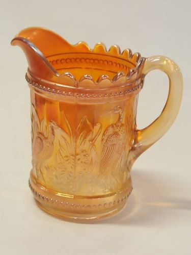 Carnival Glass Jug | Period: c1930 | Material: Carnival glass