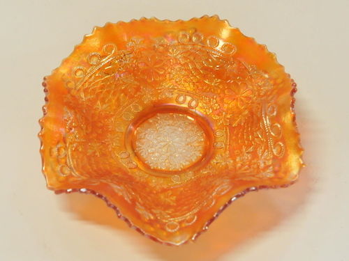 Carnival Glass Bowl | Period: c1935 | Material: Marigold carnival glass