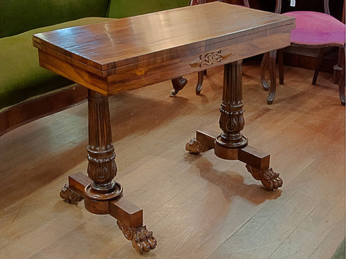 William IV Card Table | Period: 1830's | Material: Brazilian Rosewood