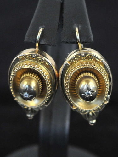 18ct Gold Earrings | Period: Victorian | Material: 18ct gold