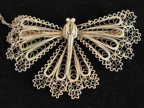 Butterfly Brooch | Period: c1935 | Material: 9ct gold
