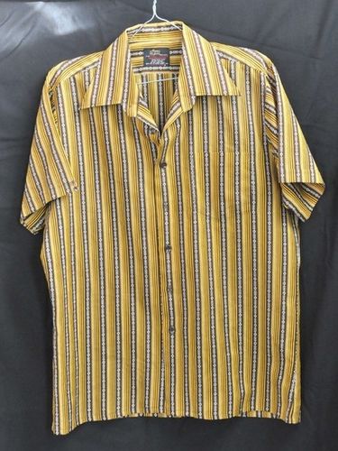 Striped Men's Shirt | Period: 1970s | Make: Pelaco | Material: Polyester