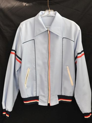 Sports Jacket with Zips | Period: 1970s | Material: Cotton