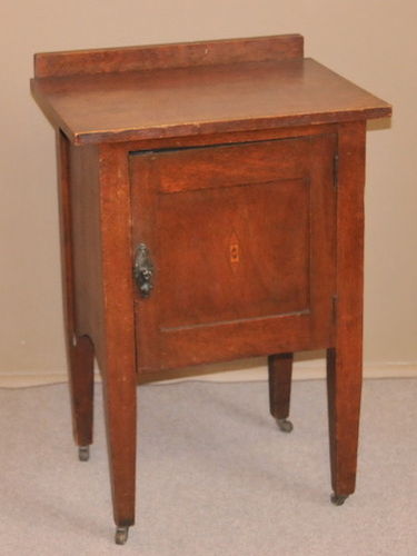 Silky Oak Bedside Cabinet | Period: c1930 | Material: Silky Oak