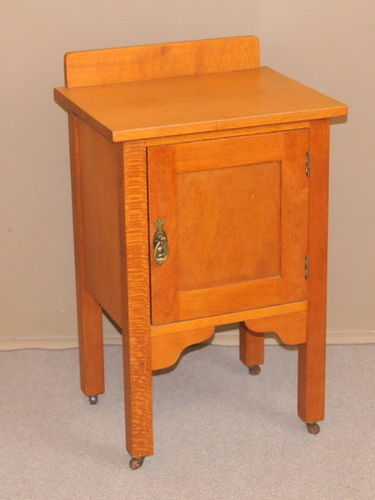 Silky Oak Bedside Cabinet | Period: c1930 | Material: Silky Oak