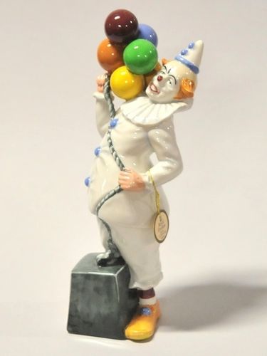 Royal Doulton Figurine  'Balloon Clown' | Period: c1985 | Make: Royal Doulton | Material: Porcelain