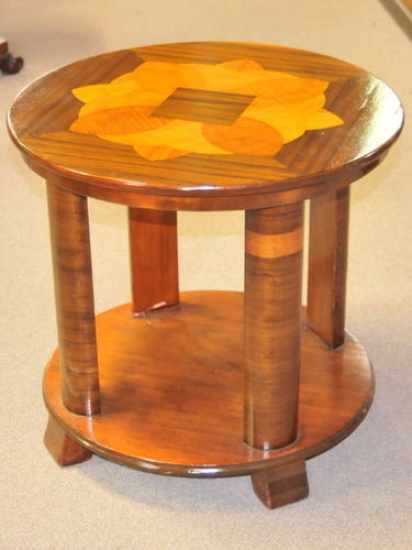 Inlaid Occasional Table | Period: Art Deco | Material: Various timbers