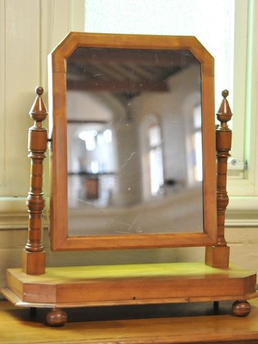 Toilet Mirror | Period: Edwardian c1910 | Material: Beech