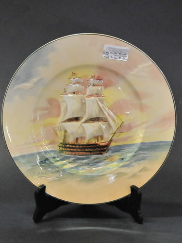 HMS Victory Cabinet Plate | Period: c1940 | Make: Royal Doulton | Material: Porcelain