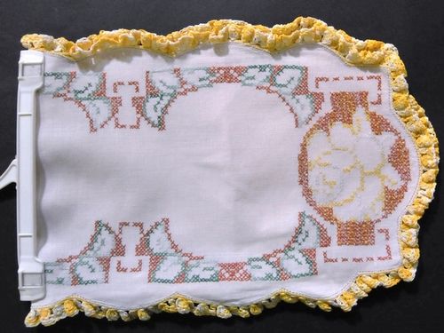 Embroided Runner | Period: c1950 | Material: Linen