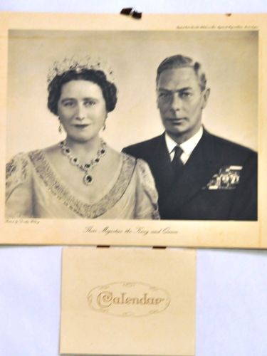Royalty Photo & Calendar | Period: 1949 | Make: Raphael Tuck & Sons | Material: Paper print