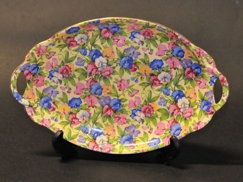 Sweet Pea Dish | Period: c1930s | Make: Royal Winton | Material: Porcelain