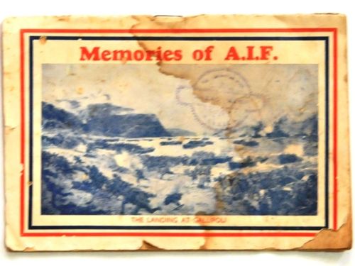 A.I.F. Memorial Booklet | Period: WW1 | Make: A J Kemp & H Pole & Co | Material: Paper
