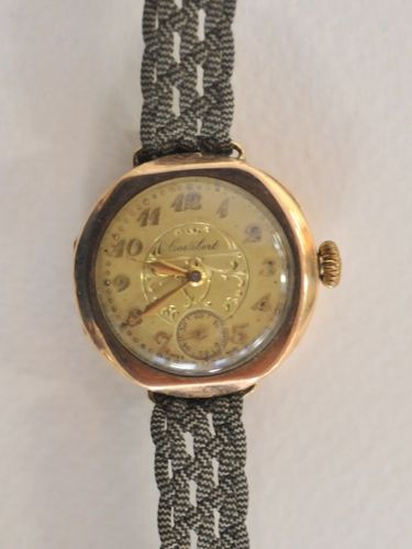 Ladies Wrist Watch | Period: c1930s | Make: Cortebert | Material: 9ct gold