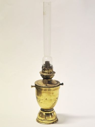Ship's Gimbal Lamp | Period: Edwardian c1905 | Material: Brass