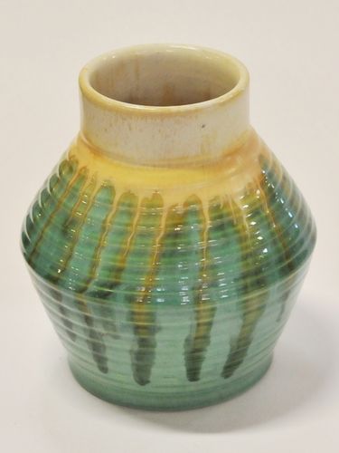 Remued Vase | Period: 1934-42 | Make: Premier Potteries | Material: Pottery