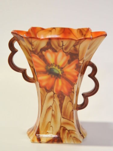 Falconware Vase | Period: Art Deco c1935 | Make: T Lawrence Falconware | Material: Porcelain