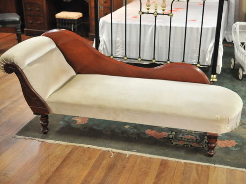Cedar Chaise | Period: Victorian c1890 | Material: Cedar