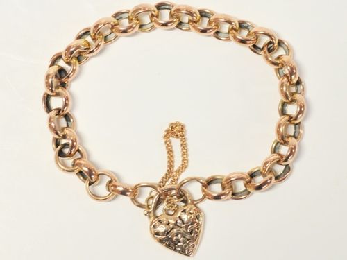 Rose Gold Bracelet | Period: c1980 | Material: 9ct. Rose Gold