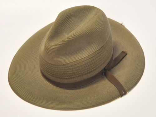 Men's Hat | Period: c1960s | Material: Polyester straw