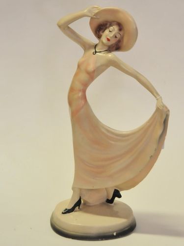 Art Deco Figurine | Period: c1940s | Material: Plaster